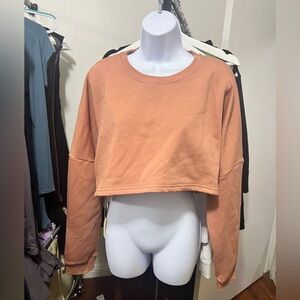 OGL cropped pullover top